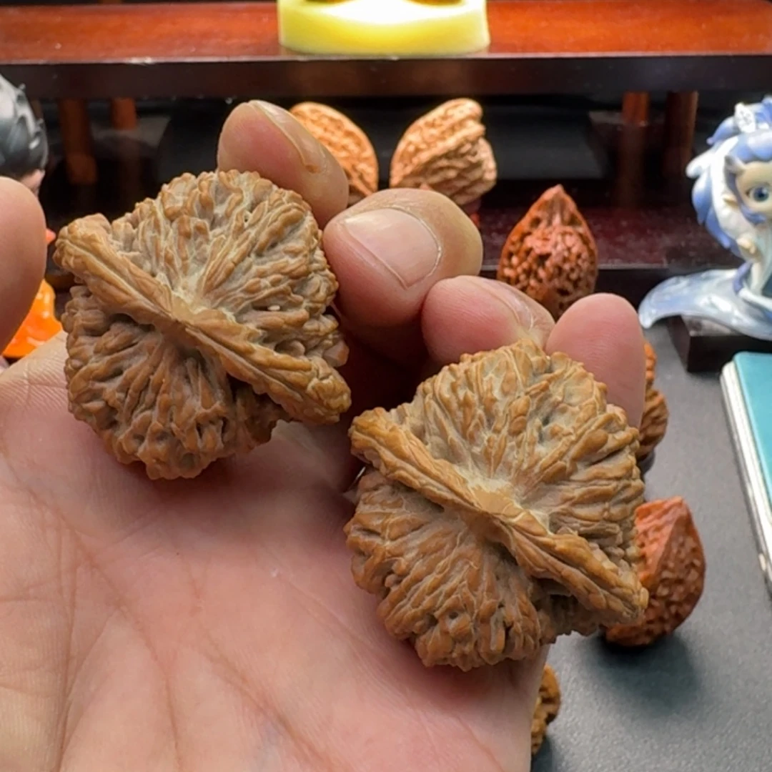 把件文玩核桃41 全品四座楼狮子头文玩核桃