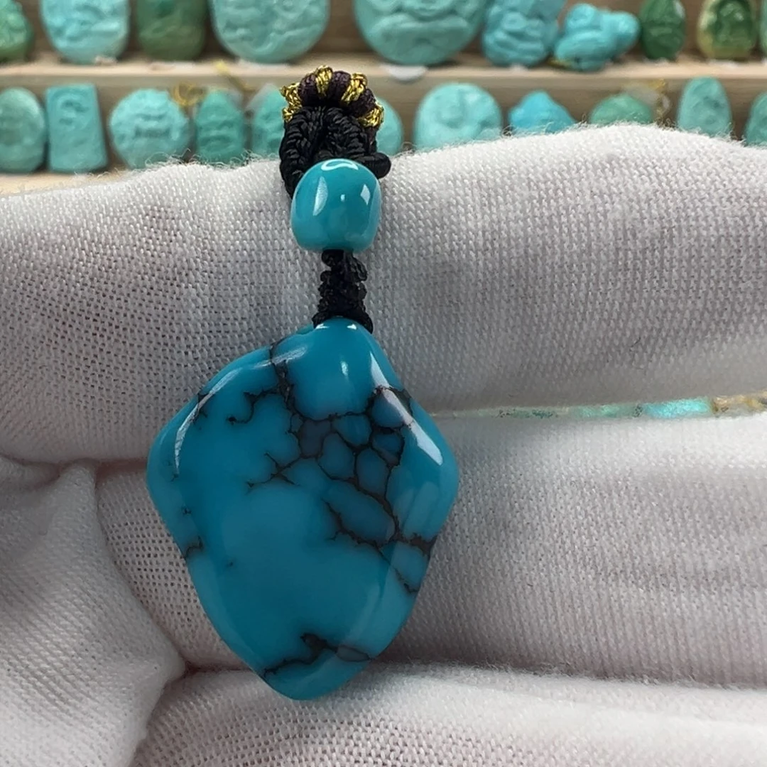 未镶嵌绿松石随形19.5mm