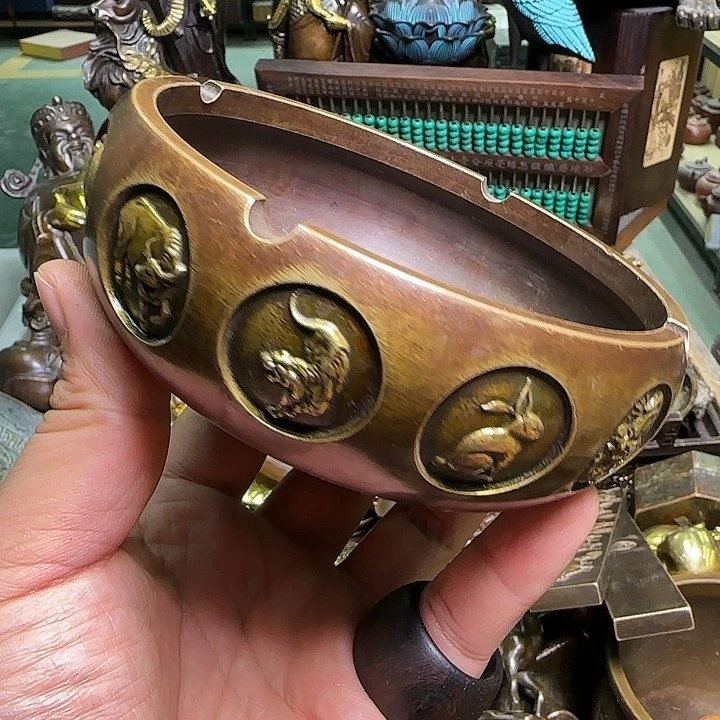 铜器办公室茶室摆件