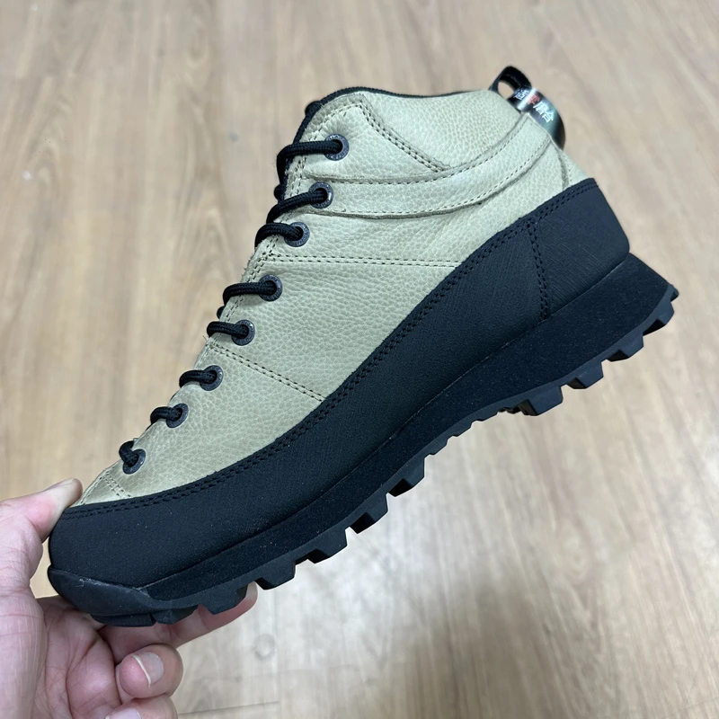 摩纳哥户外i徒步休闲鞋男头层牛皮