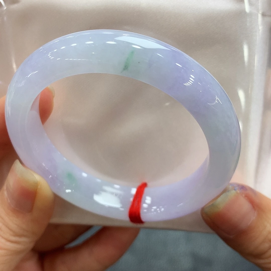 翡翠未镶嵌手镯52正圈