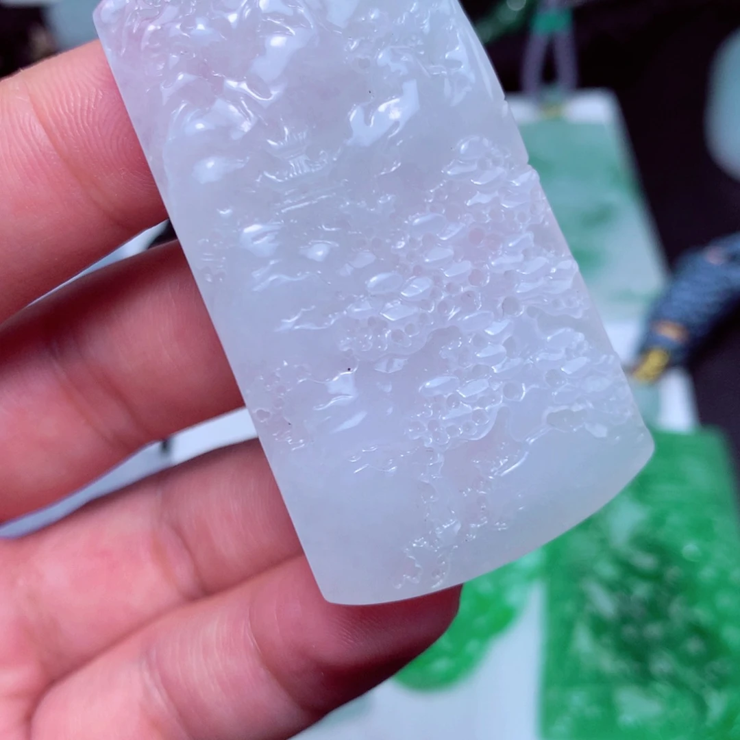 颈饰未镶嵌翡翠天然A货翡翠