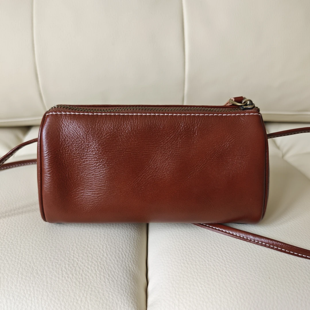 【头层牛皮 肩带长度可调】真皮小挎包可单肩可斜挎