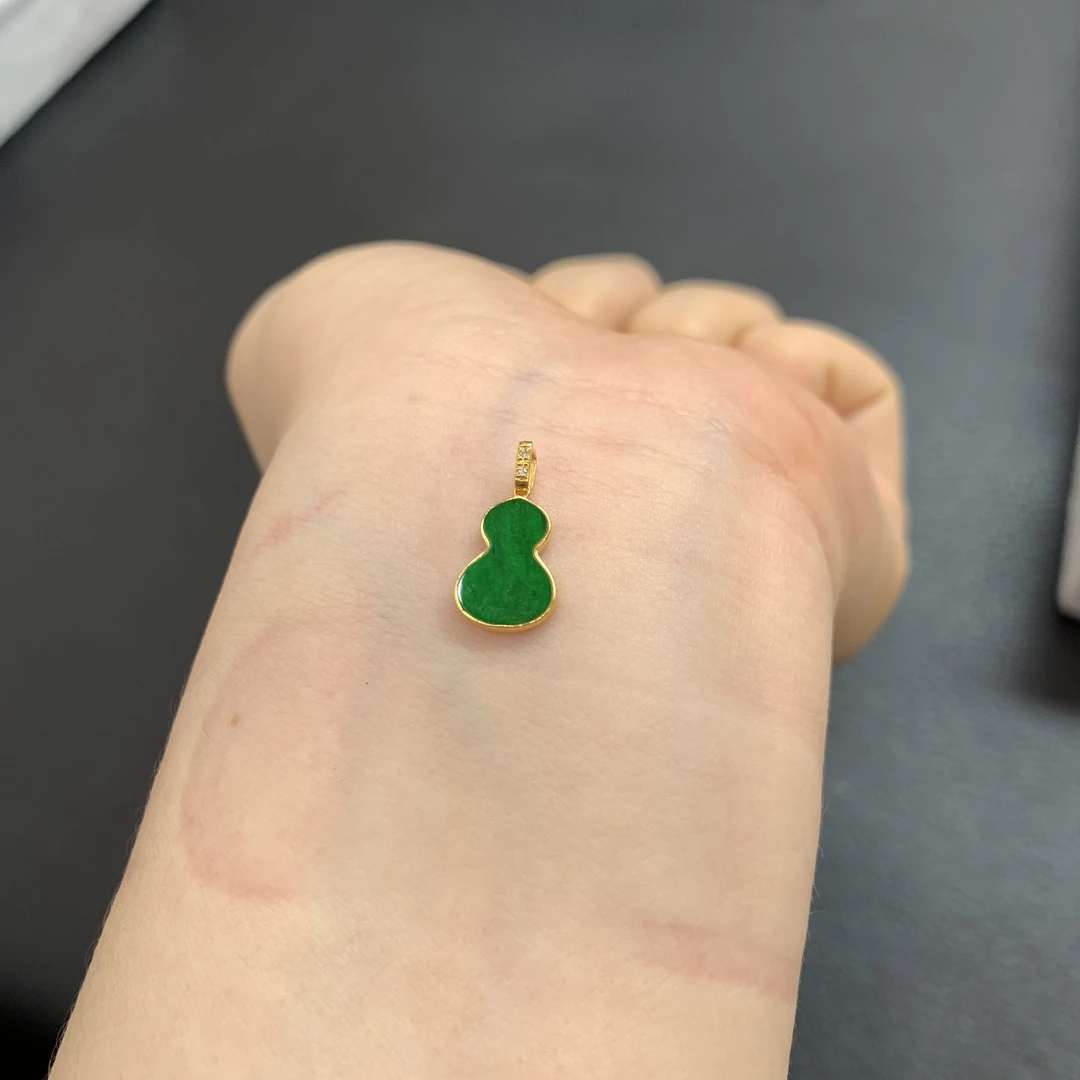 18K葫芦吊坠小精品