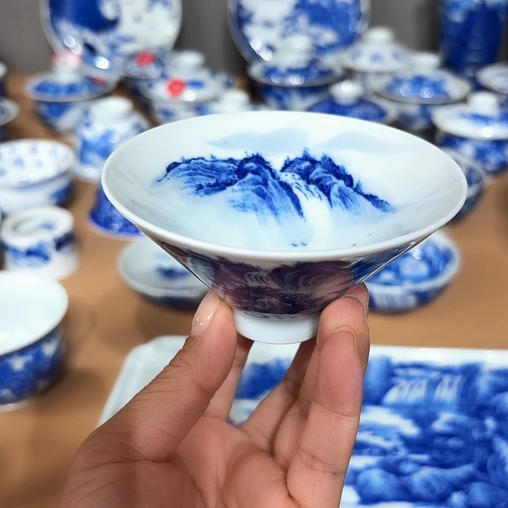 景德镇纯手工手绘斗立杯