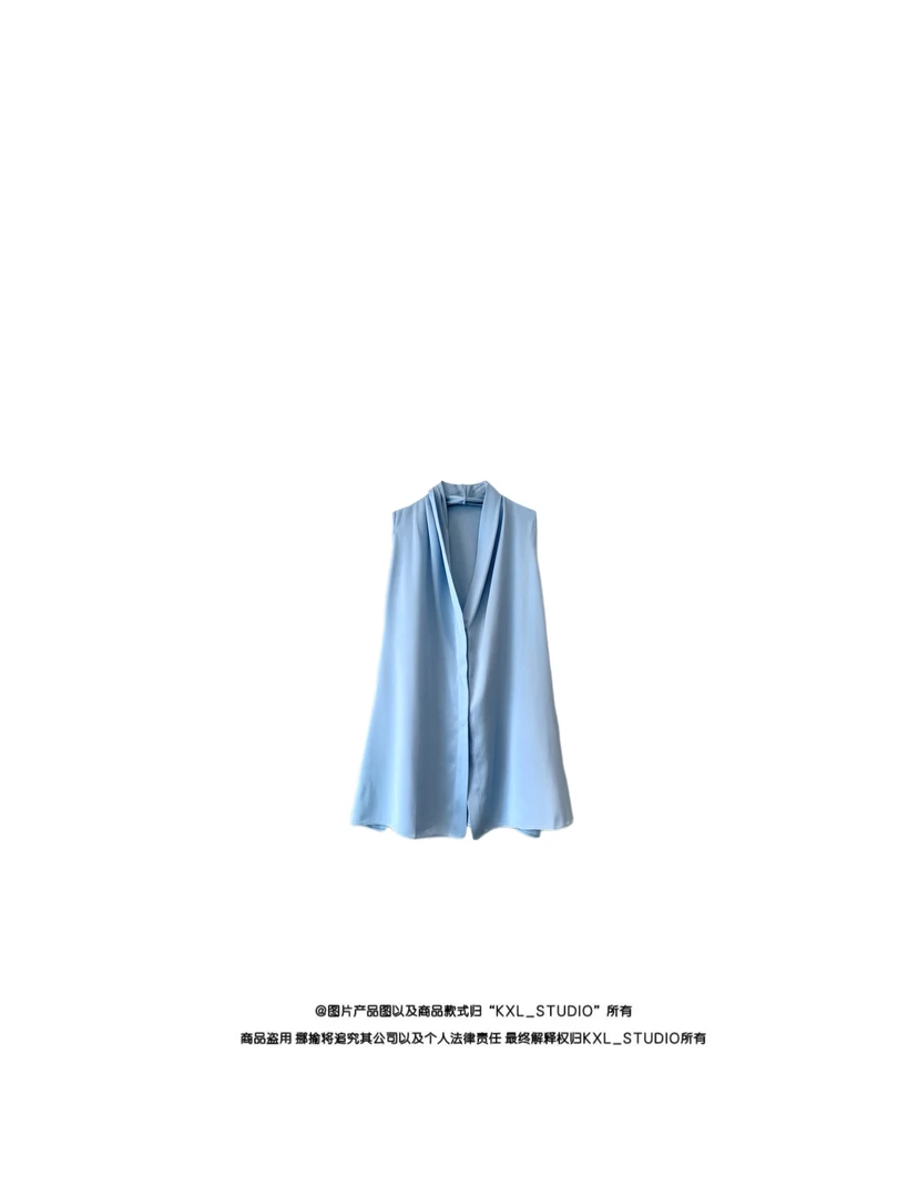 KXL-STUDIO 【KELE 精选】 40姆米·弹力重邹真丝背心2023-04