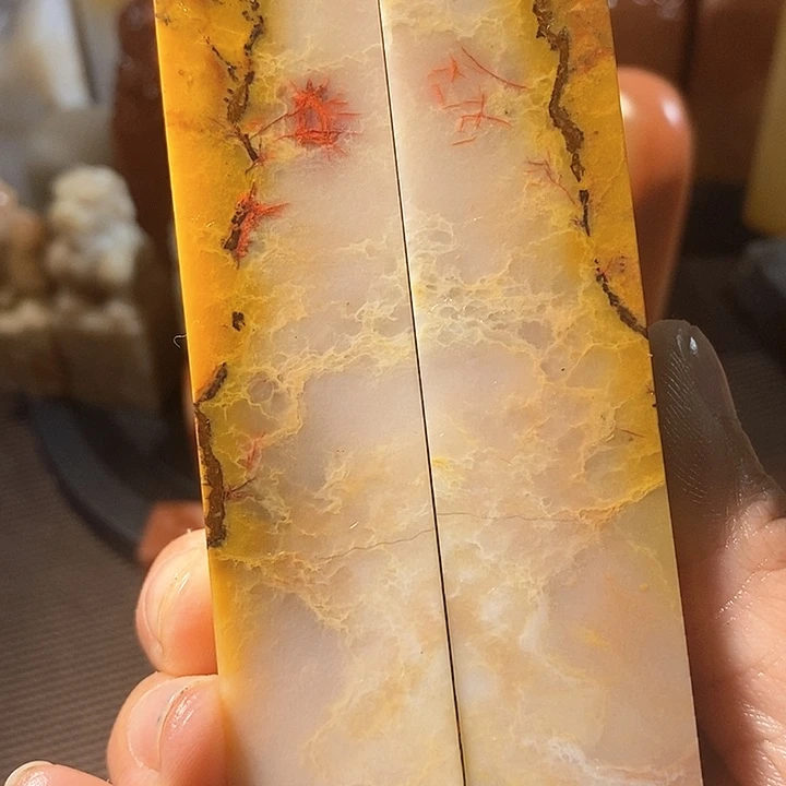 巴林石印石喜*洋巴林石雕刻工艺品