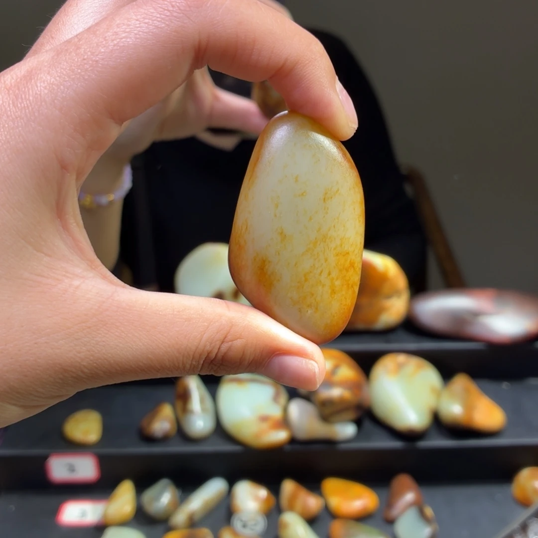 和田玉未镶嵌挂件60.9