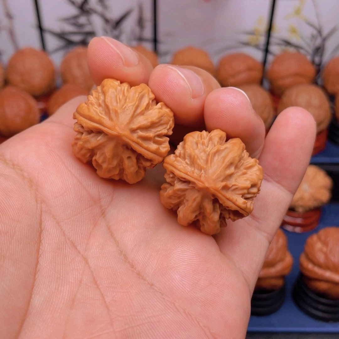 把件文玩核桃八棱
