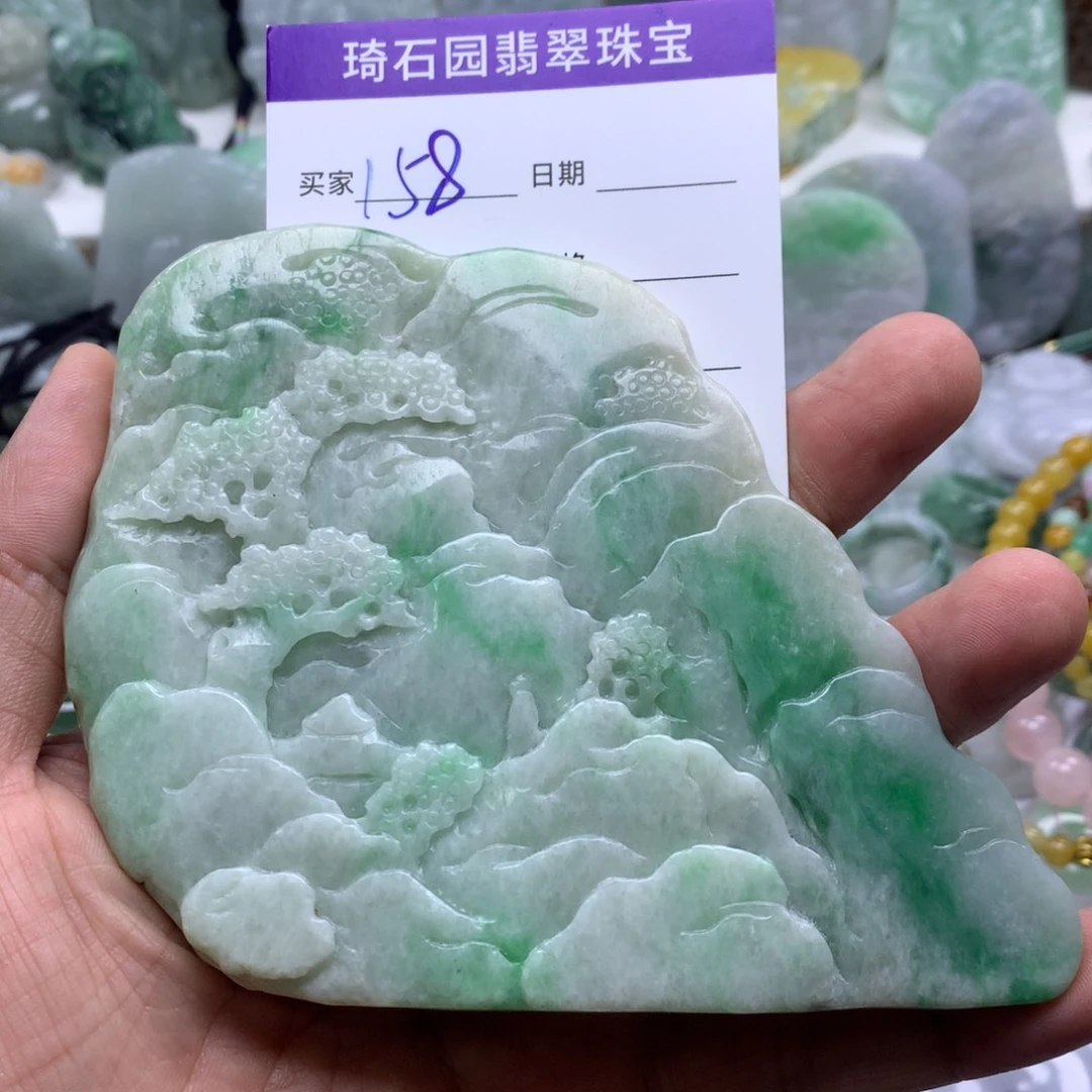 翡翠未镶嵌颈饰缅甸A货翡翠