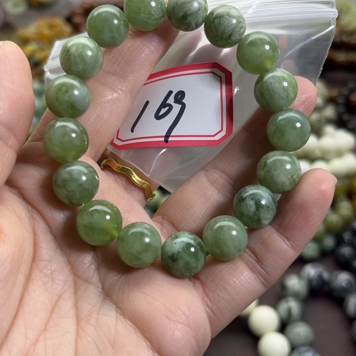 蛇纹石玉未镶嵌手链
