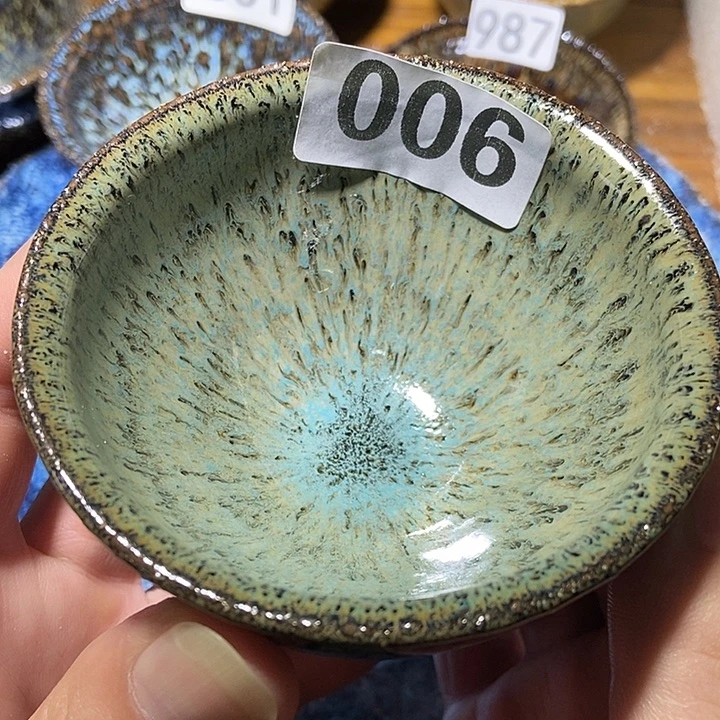 茶盏龙窑柴烧柴烧落灰