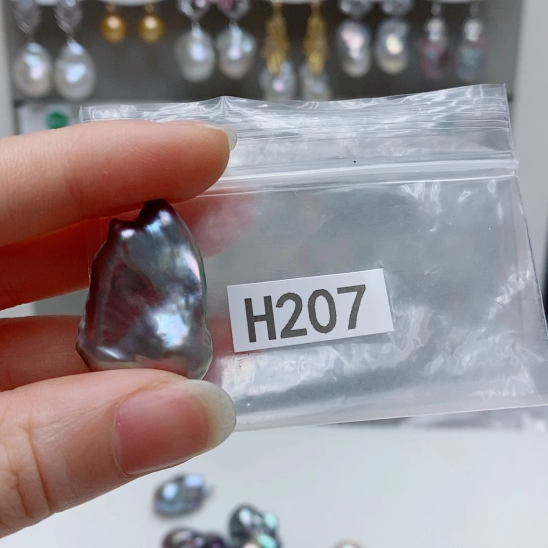 好***运银S925镶嵌其他淡水珍珠