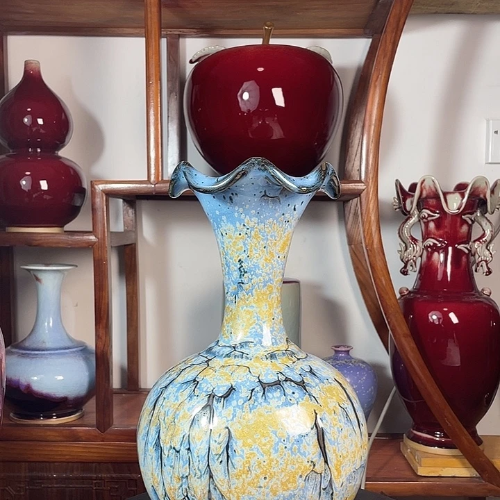 摆件陶钧瓷无双窑变无对