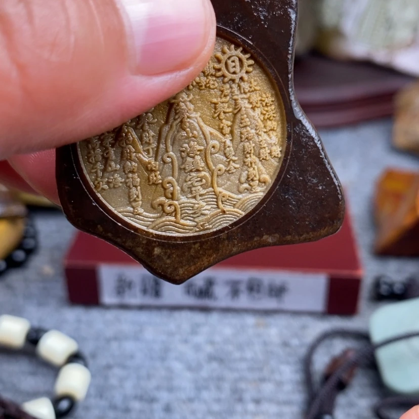 【闪购商品】原石雕刻手把件