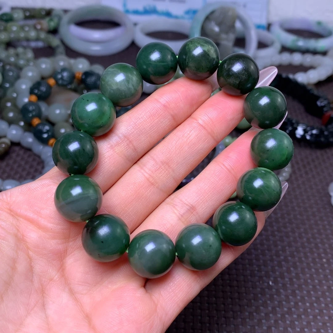 未镶嵌手串和田玉卡16