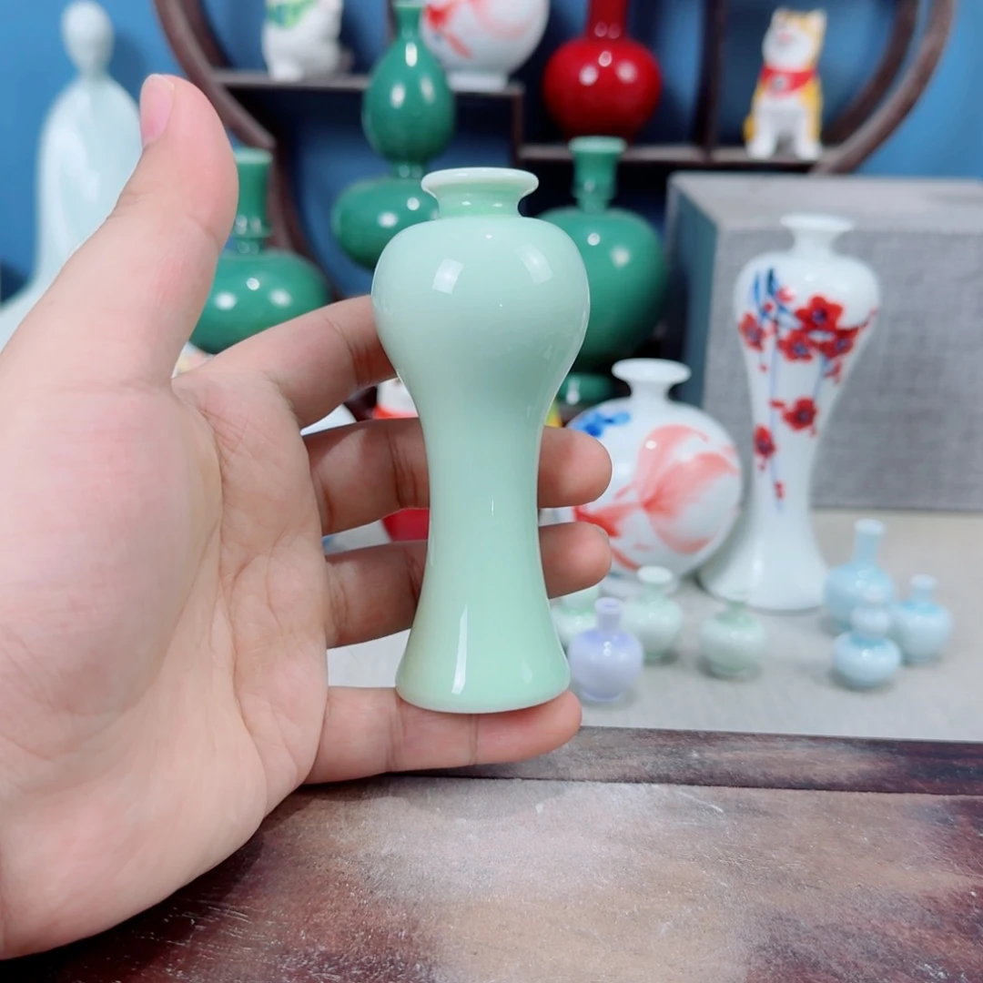陶瓷手工小花器摆件