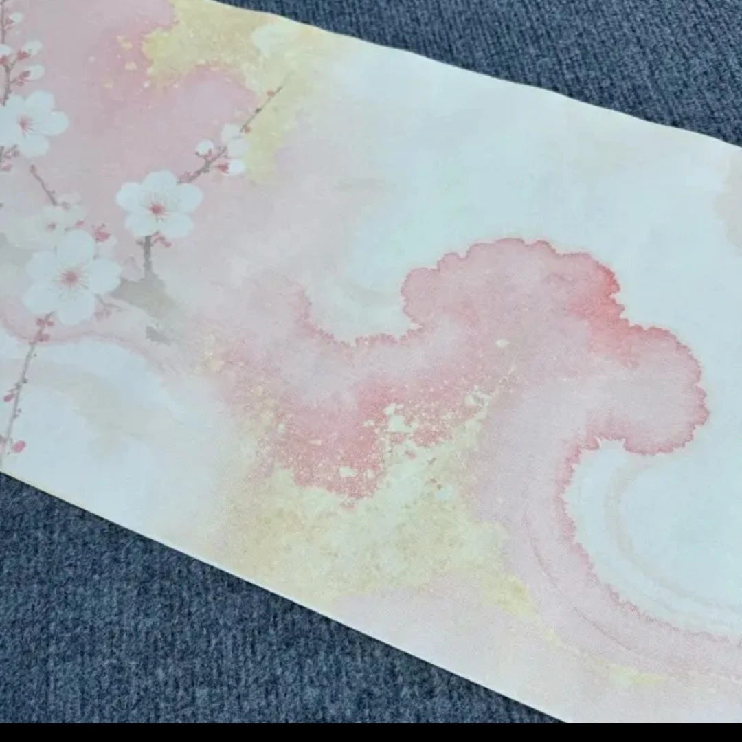 【墨染梅香眠长卷】纳米半生熟毛笔书法国画作品书法专业宣纸