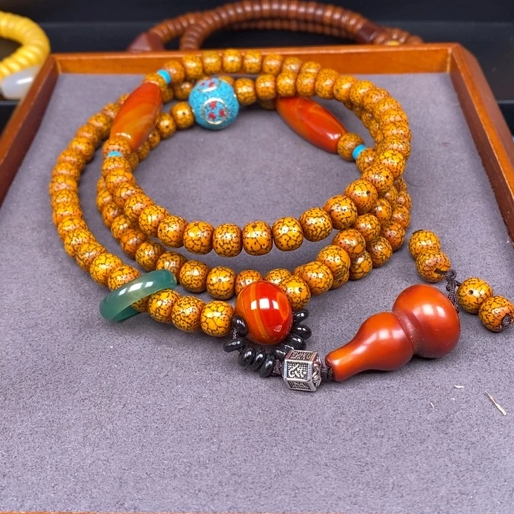 星月菩提吊坠浅***。星月