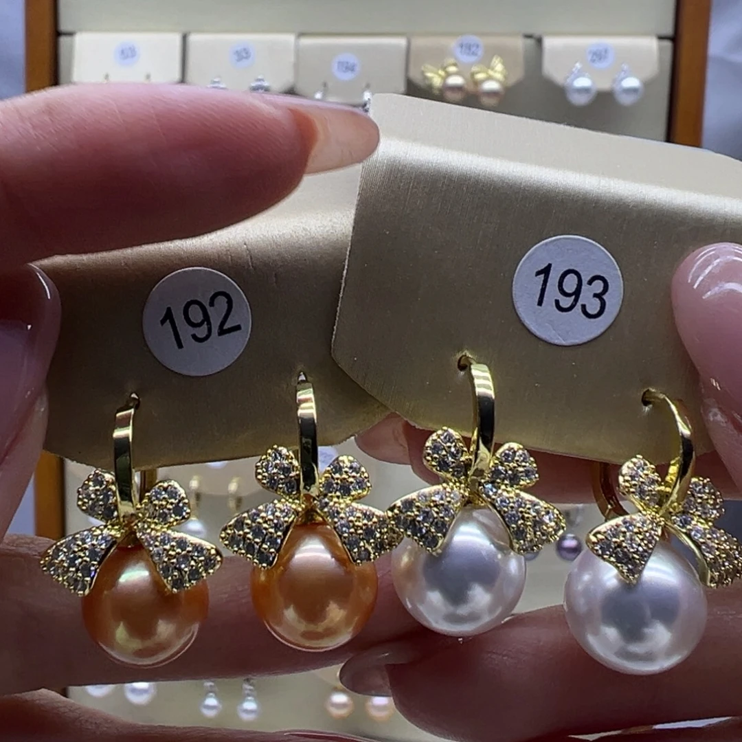 未镶嵌耳饰淡水珍珠