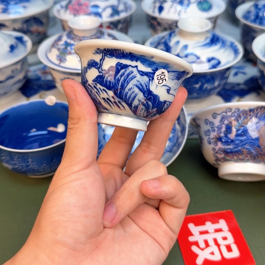 彦祖纯手工手绘茶具195