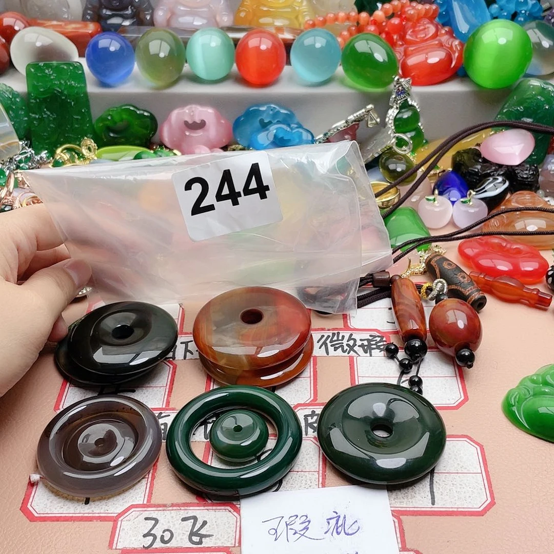 合金颈饰玛瑙/玉髓梦*&