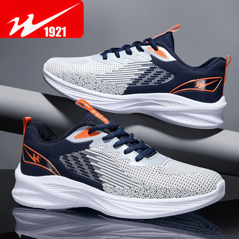 飞织鞋子双星男鞋夏季软底男士运动鞋休闲跑鞋百搭轻便透气网面鞋