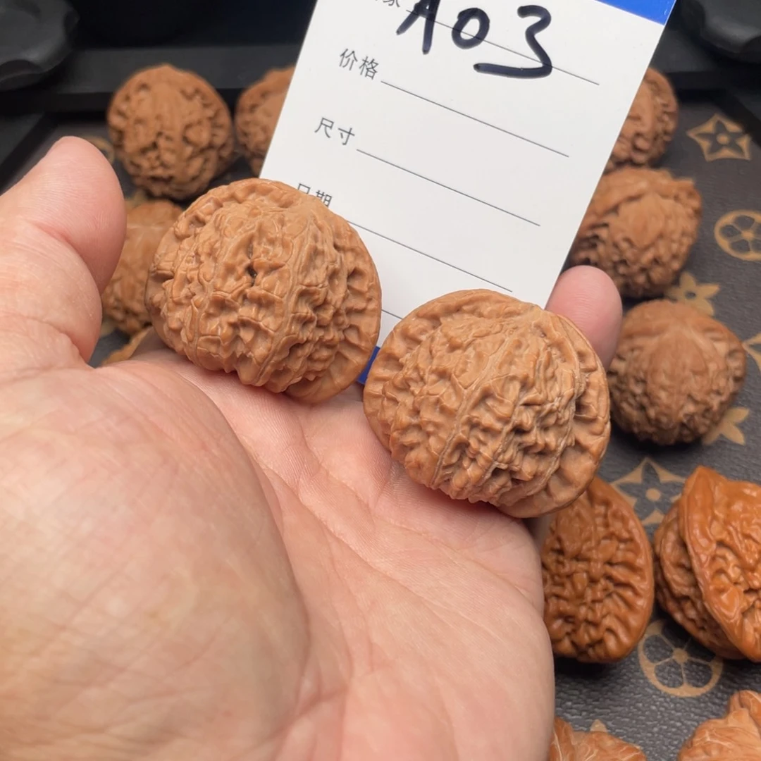 吊坠文玩核桃白狮子