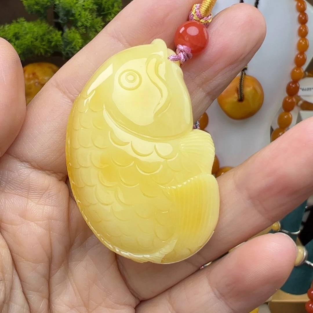 蜜蜡吊坠(赠链)未镶嵌