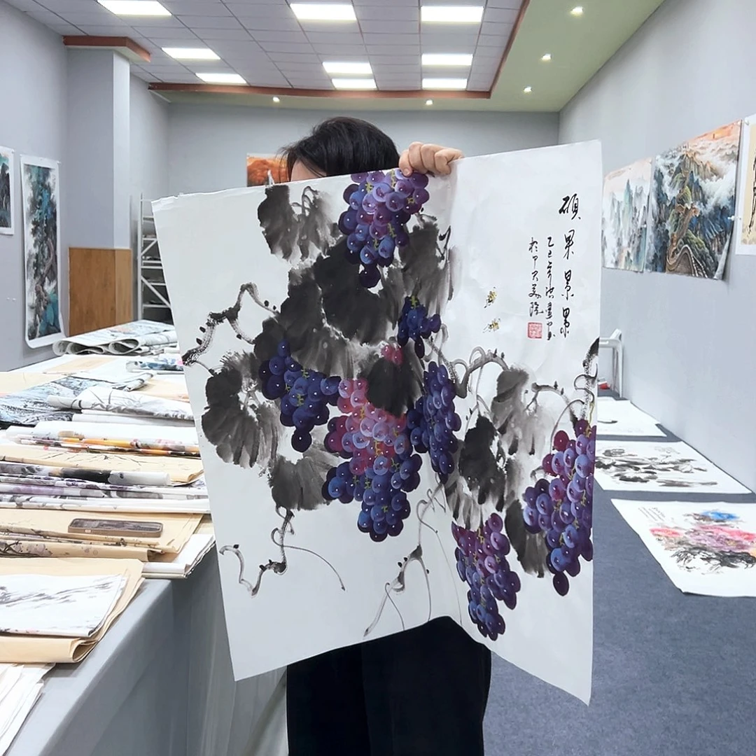 国画纯手绘字画作品