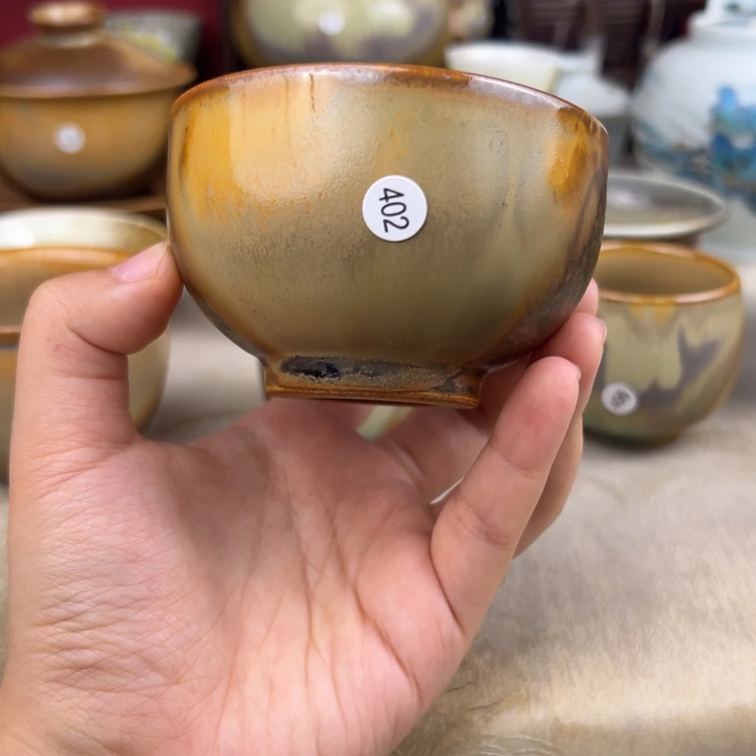 杯纯手工柴烧主人杯