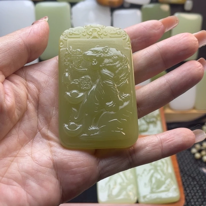 坏***爱新疆昆仑山料生肖虎