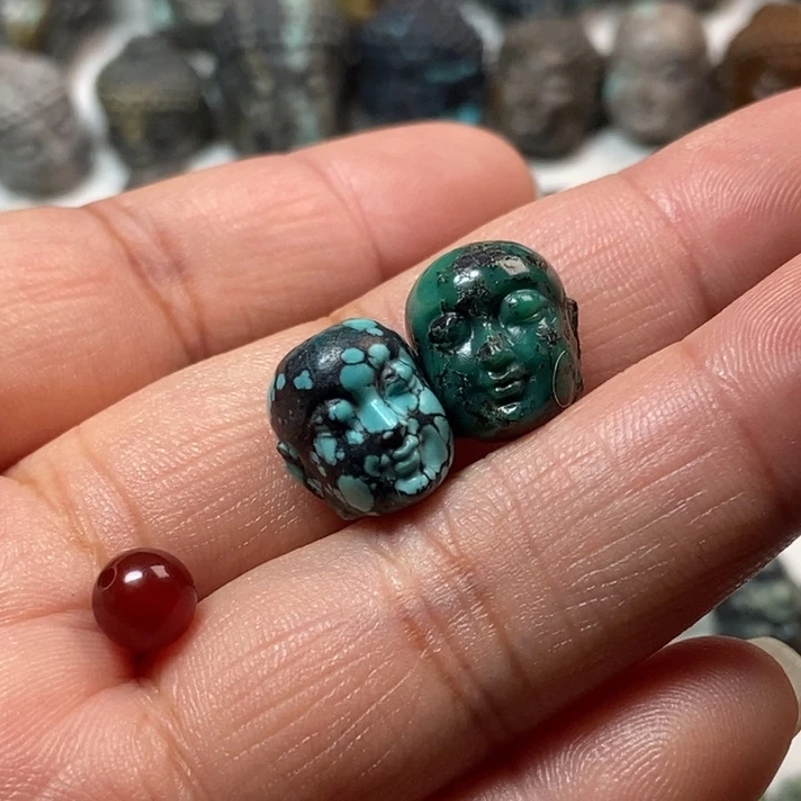 南红玛瑙未镶嵌颈饰