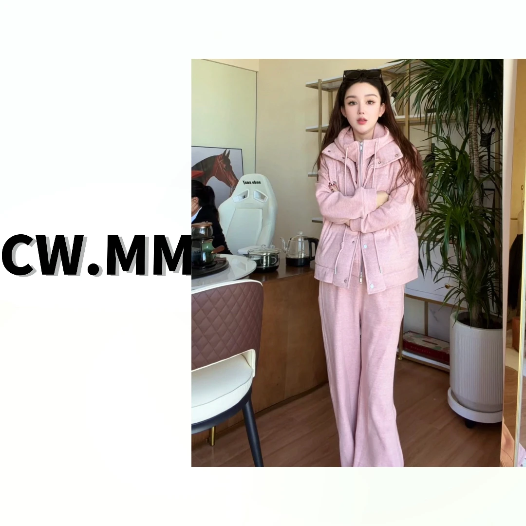 --CW.MM 秋冬新款时尚显瘦气质卫衣套装