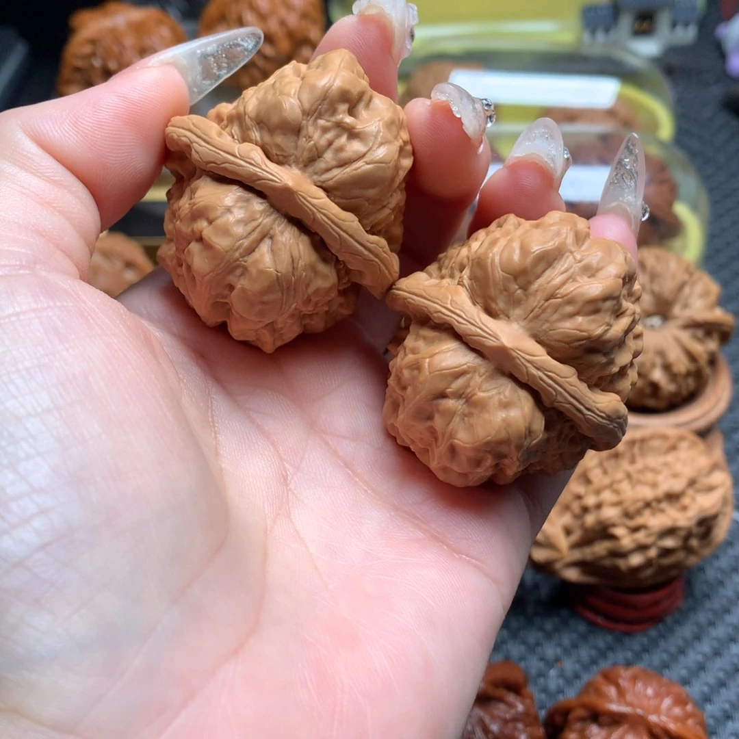 文玩核桃把件39肚41延庆蛙