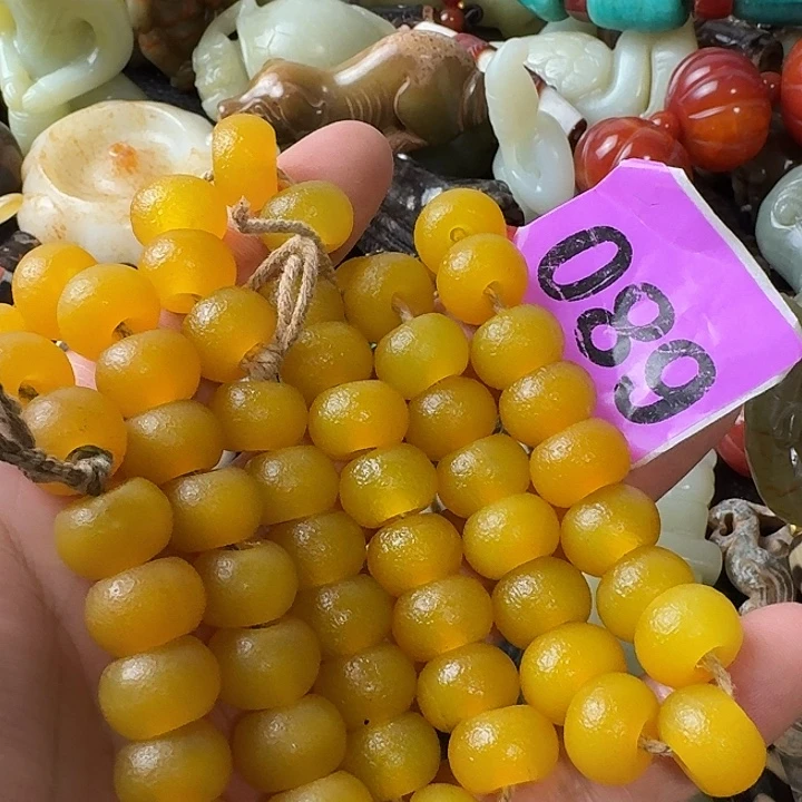 爽***蛙玛瑙/玉髓未镶嵌颈饰