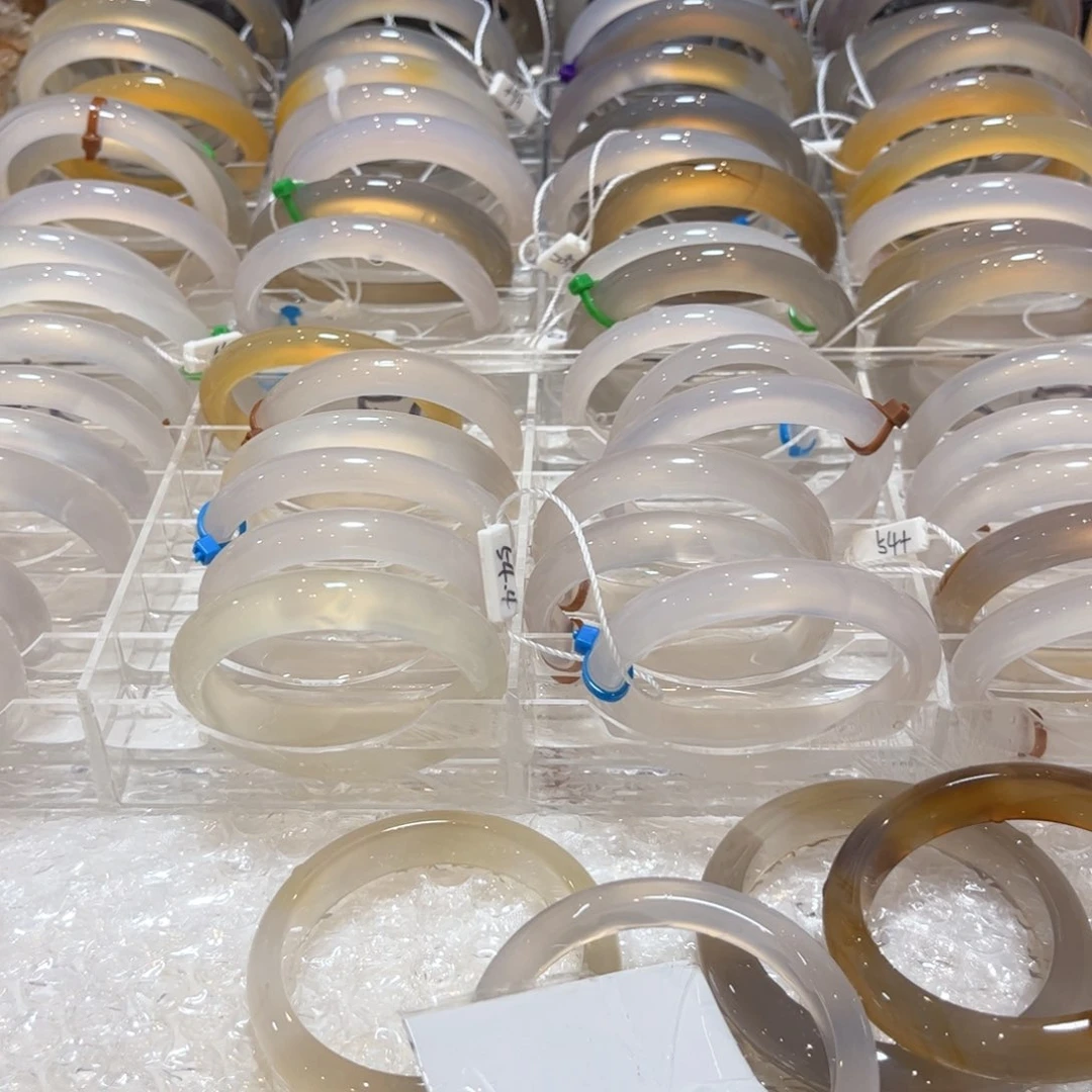 手镯玛瑙/玉髓合金迷*424