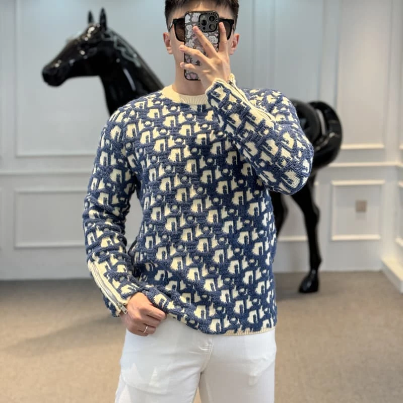 古帝特尼秋冬新款针织时尚情侣拉链袖休闲时尚拉链圆领长袖YS-030