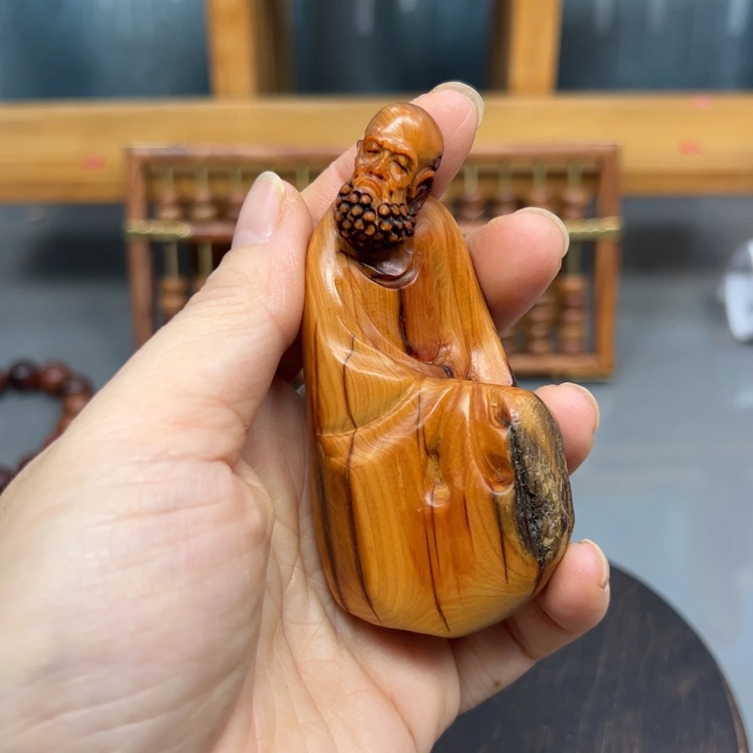 柏木崖柏木摆件手把件11