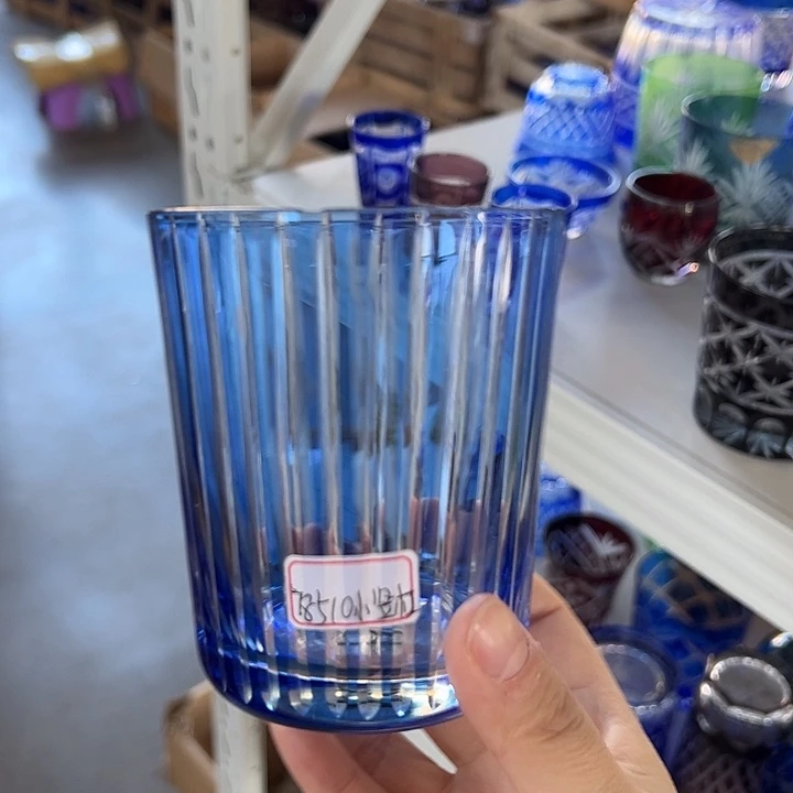 手柄款水晶玻璃微瑕一个