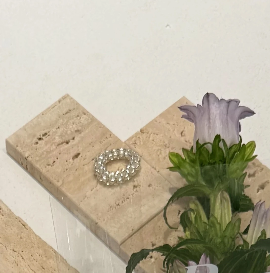 非金属树脂戒指 LIS&Az-编织亮闪戒指 g21152