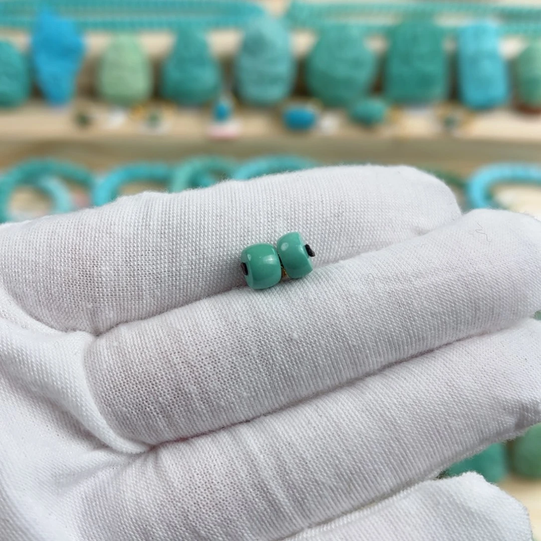 未镶嵌绿松石尺寸6.7mm