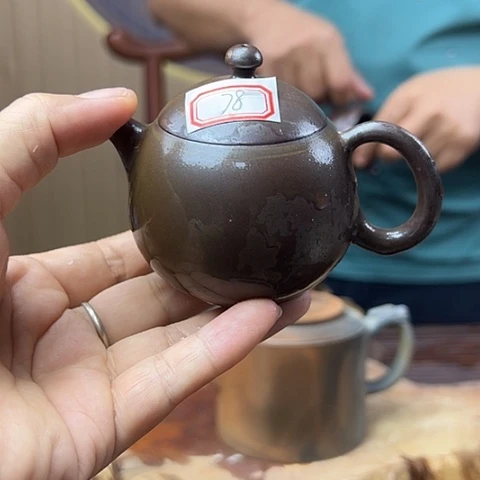 范*贱戬谷龙窑柴烧茶壶78