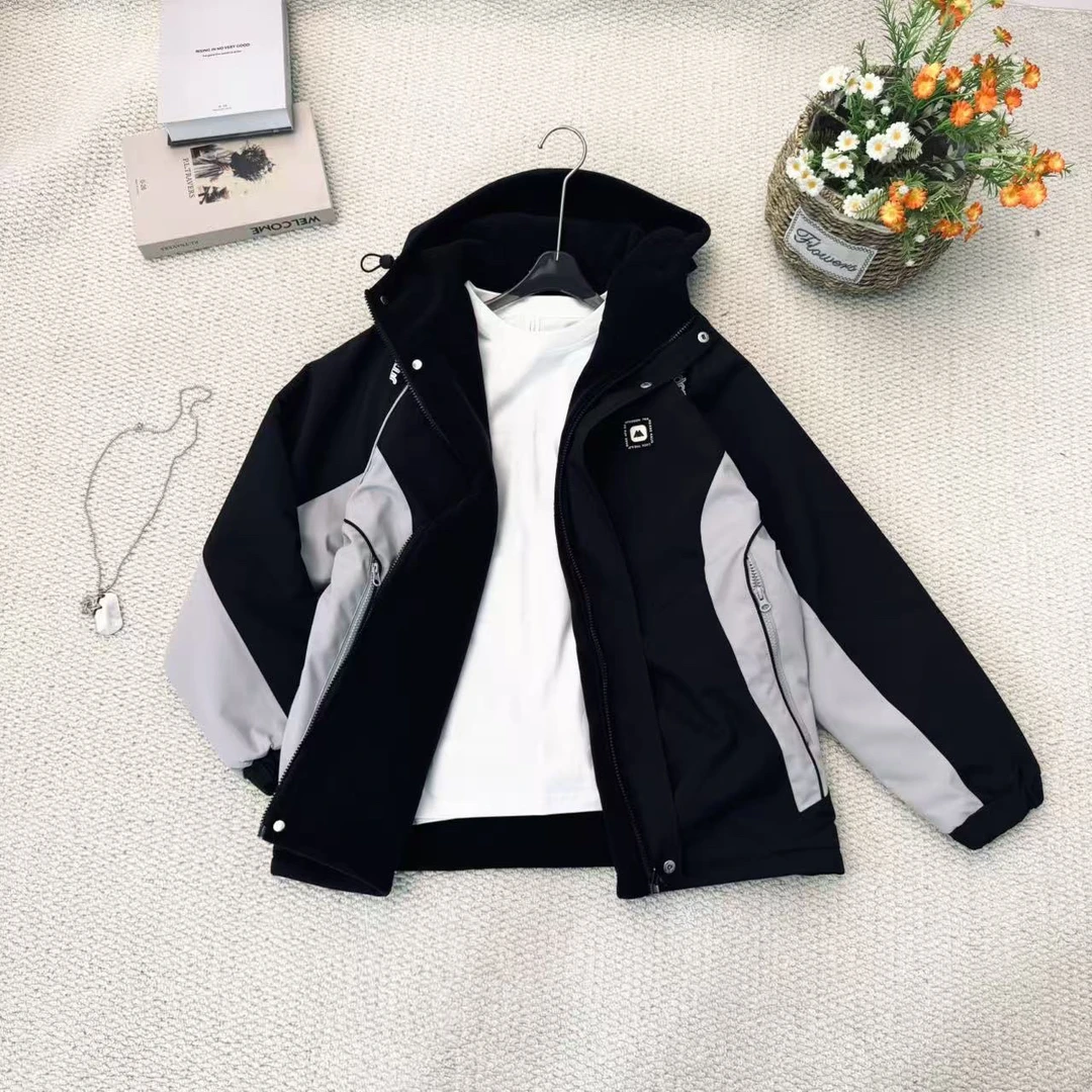 3009冬季双面穿防风外套