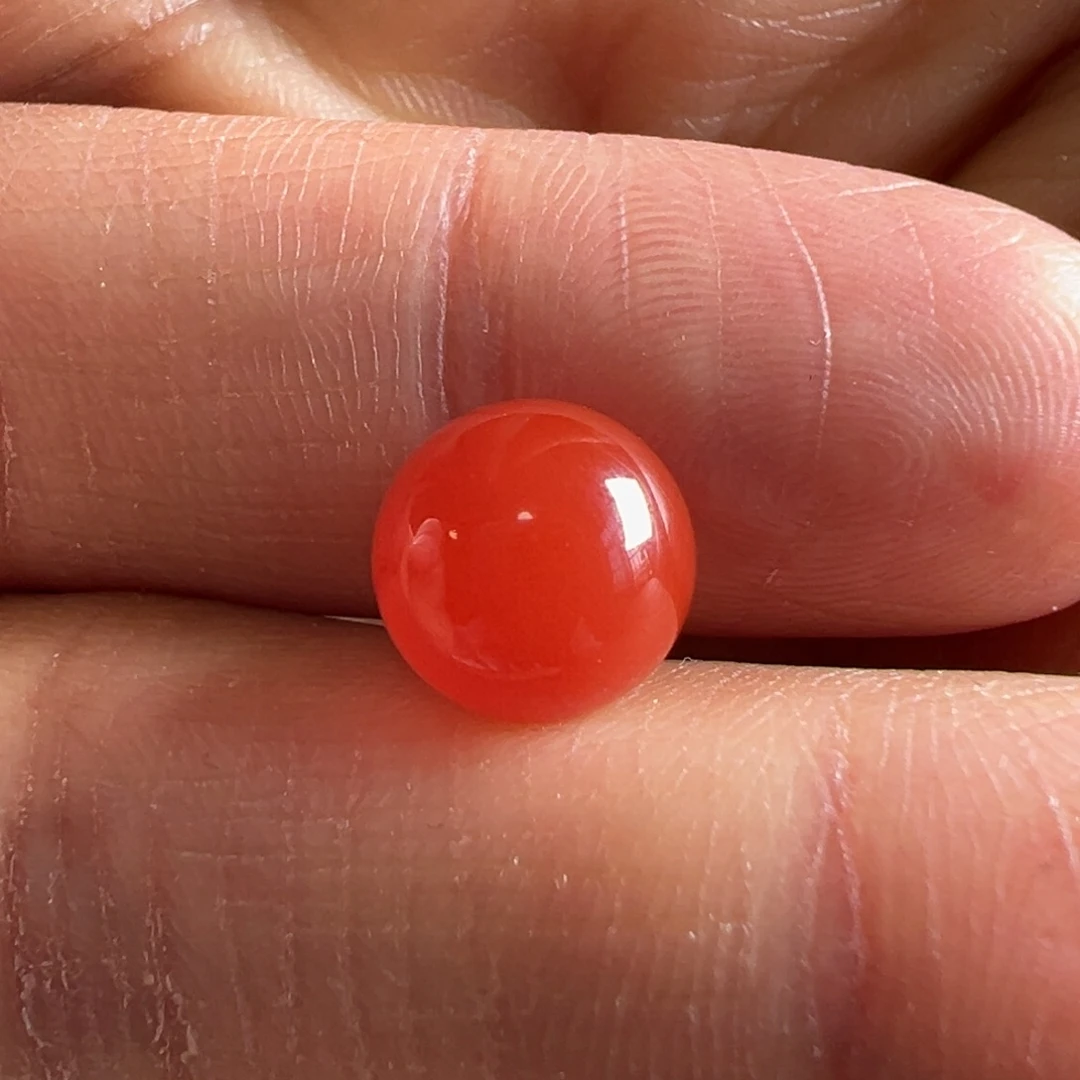 南红玛瑙圆珠9.1未镶嵌