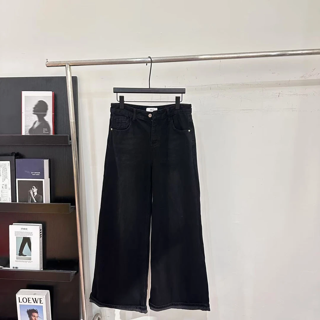 【ARONG阿荣家】牛仔裤93082-黑色-XL