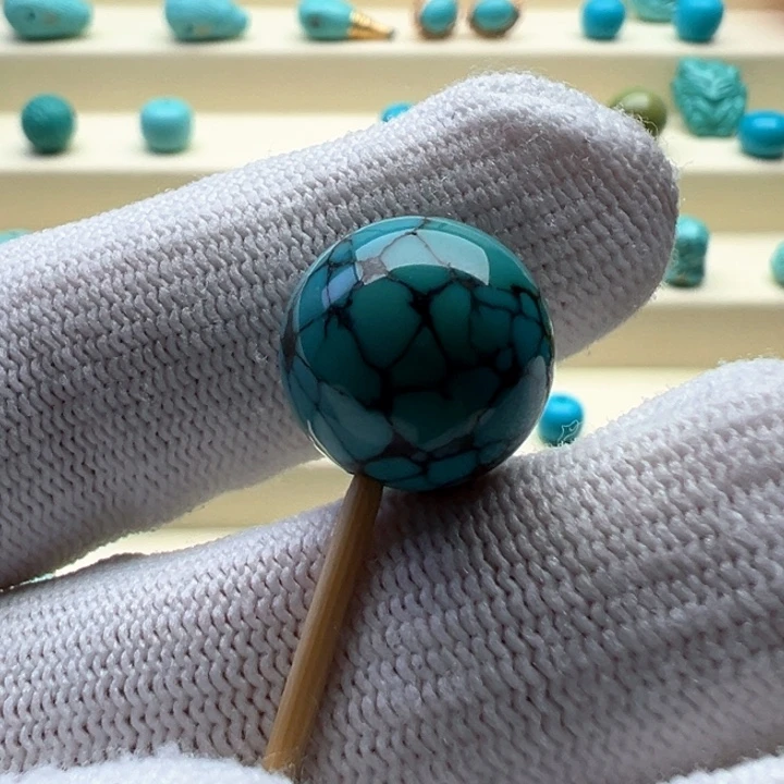 绿松石珠宝奇石未镶嵌14.3