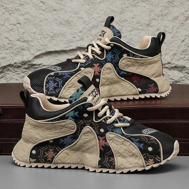 阿甘鞋男士冬季新款上班工作劳保鞋开车专用鞋厚底增高耐磨老爹鞋