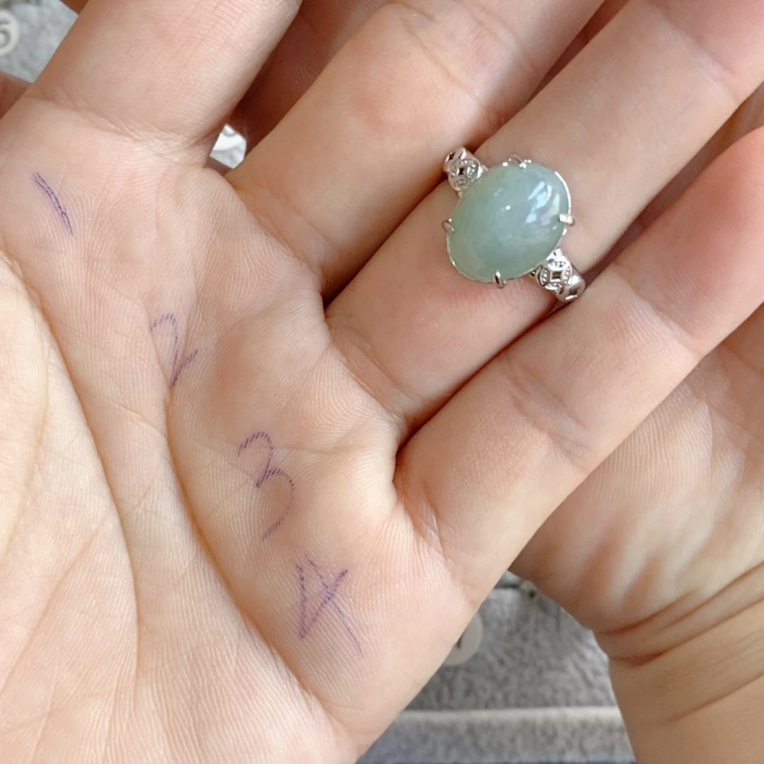 远***阳未镶嵌戒指翡翠缅甸