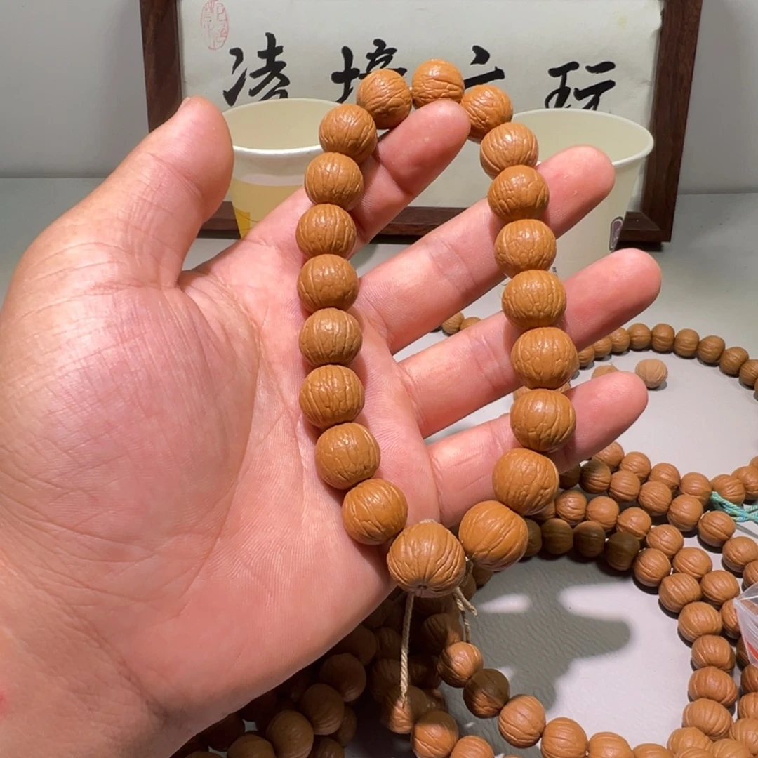 吊坠猴头核桃全品聚宝盆手持14.6尺寸三维同尺